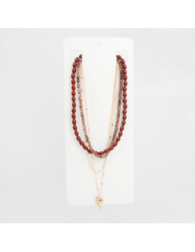 Collar Organic Heart and Colors