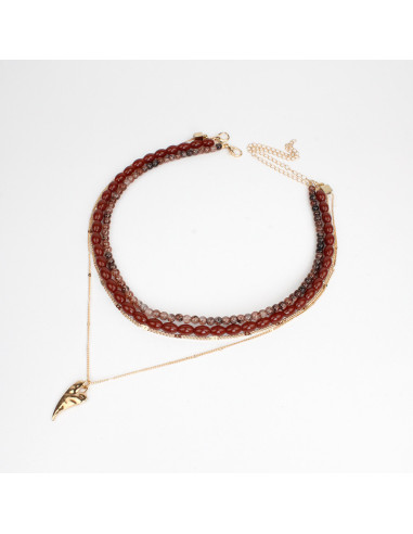 Collar Organic Heart and Colors