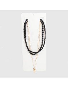 Collar Organic Heart and Colors