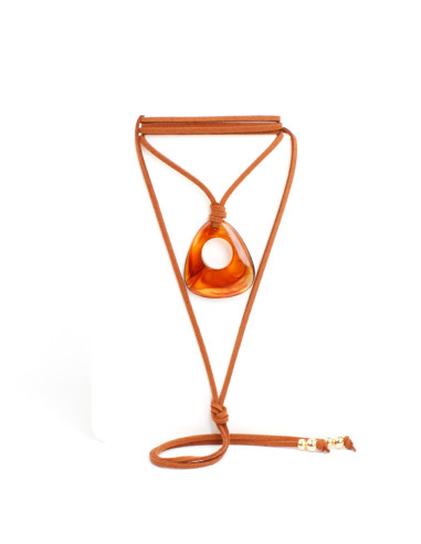 Collar de Gamuza Triangle Color