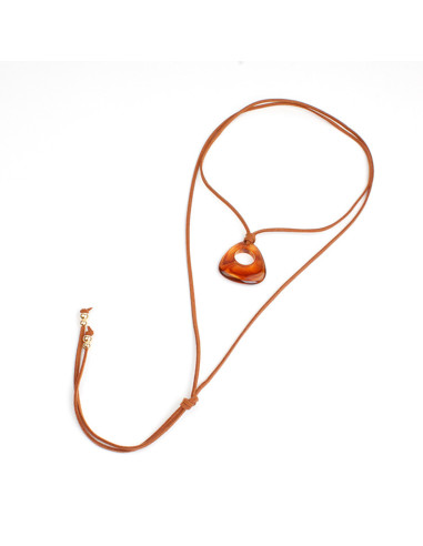 Collar de Gamuza Triangle Color