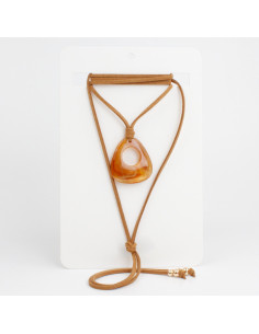 Collar de Gamuza Triangle Color