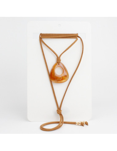 Collar de Gamuza Triangle Color