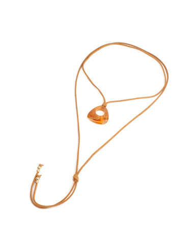 Collar de Gamuza Triangle Color