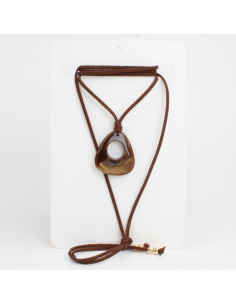 Collar de Gamuza Triangle Color