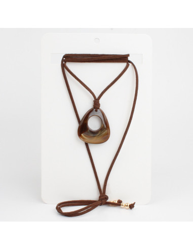 Collar de Gamuza Triangle Color