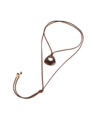 Collar de Gamuza Triangle Color