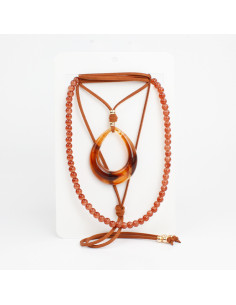 Set de Collares Suede & Beads