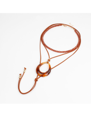 Set de Collares Suede & Beads