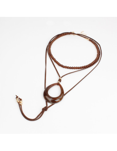 Set de Collares Suede & Beads