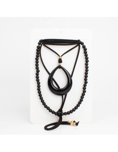 Set de Collares Suede & Beads