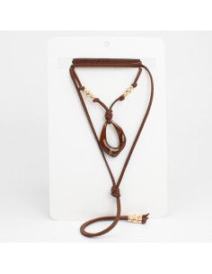 Collar de Gamuza Organic Drop