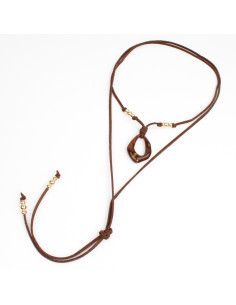 Collar de Gamuza Organic Drop