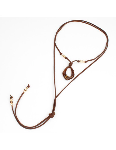 Collar de Gamuza Organic Drop