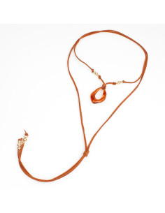 Collar de Gamuza Organic Drop