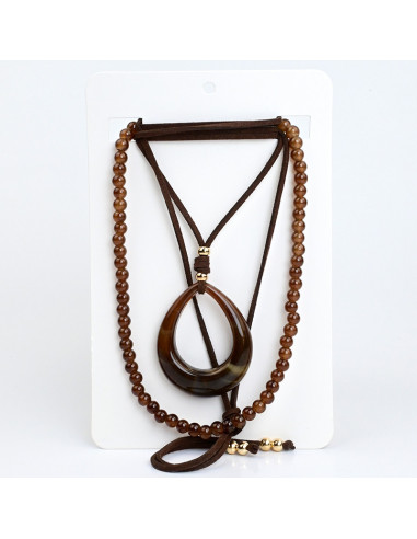 Set de Collares Suede & Beads