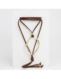 Collar de Gamuza Organic Piece