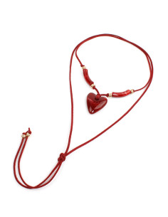 Collar de Gamuza Matching Heart