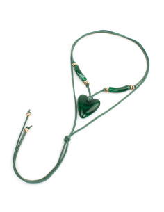 Collar de Gamuza Matching Heart