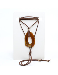 Collar de Gamuza  Organic Piece