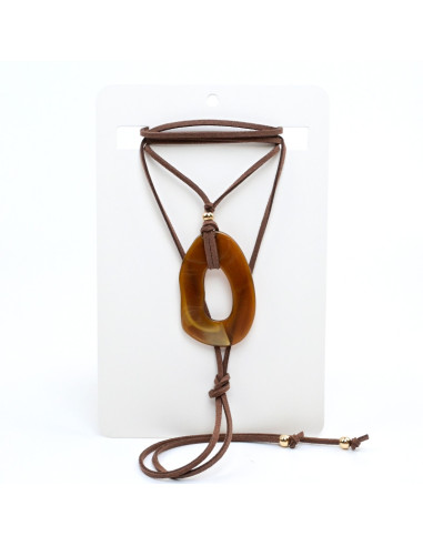 Collar de Gamuza  Organic Piece