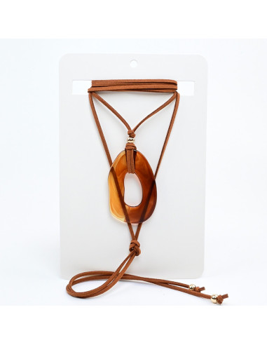 Collar de Gamuza  Organic Piece