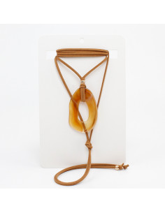 Collar de Gamuza  Organic Piece