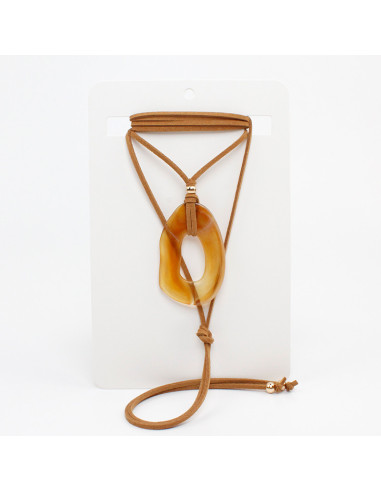 Collar de Gamuza  Organic Piece