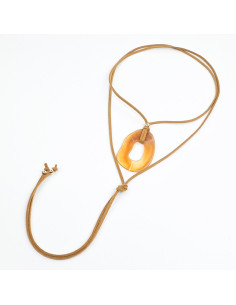 Collar de Gamuza  Organic Piece