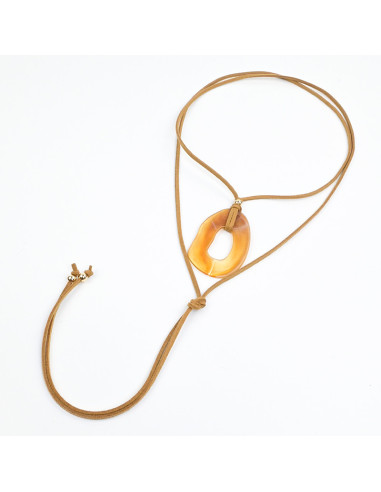 Collar de Gamuza  Organic Piece