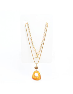 Collar  de Cadenas Organic Acrylic