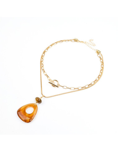 Collar  de Cadenas Organic Acrylic