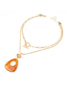 Collar  de Cadenas Organic Acrylic