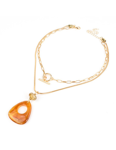 Collar  de Cadenas Organic Acrylic