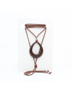 Collar de Gamuza Matte Oval