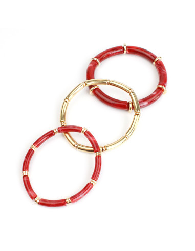 Pulsera set x3 Marbled