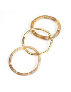 Pulsera set x3 Marbled