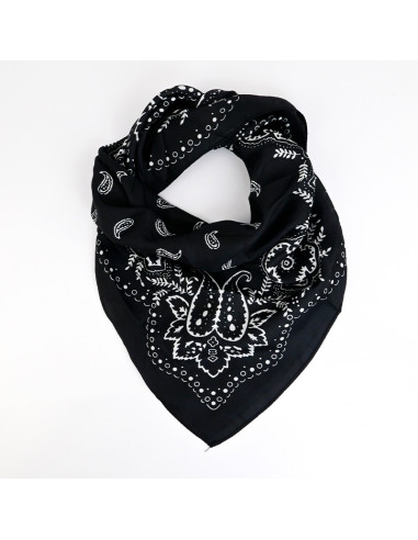 Pañuelo Monocromo Paisley (70x70)