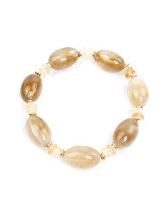 Pulsera  Elástica Oval Beads