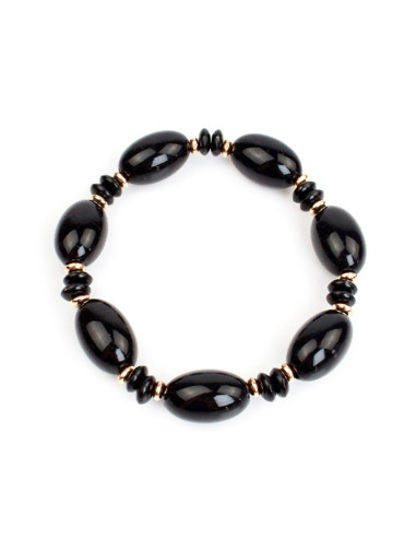 Pulsera  Elástica Oval Beads