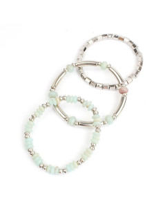 Pulsera set x3 Plate Colors