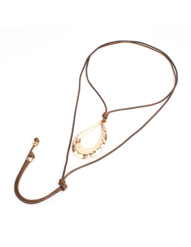 Collar de Cordón Golden Drop