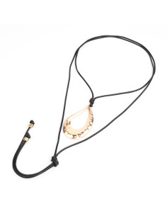Collar de Cordón Golden Drop