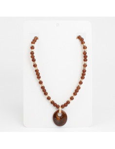 Collar Flexible Acrylic & Beads