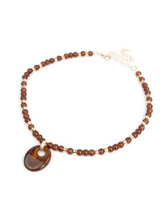 Collar Flexible Acrylic & Beads