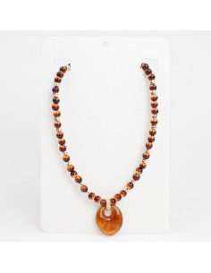 Collar Flexible Acrylic & Beads