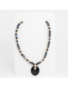 Collar Flexible Acrylic & Beads