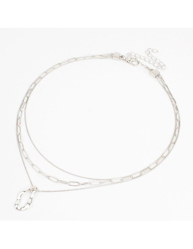 Collar de Cadena Silver Form