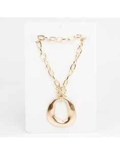 Collar Corbatero de Cadena Rare Gold