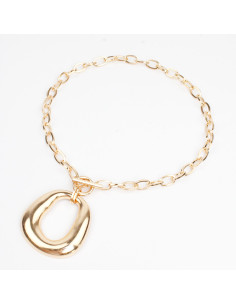 Collar Corbatero de Cadena Rare Gold